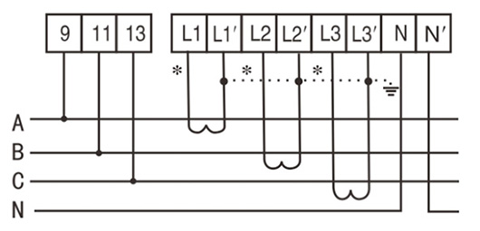 Contador trifásico multifunción de carril DIN de vatios-hora DT(S)S238-7 ZN/S(D3703)